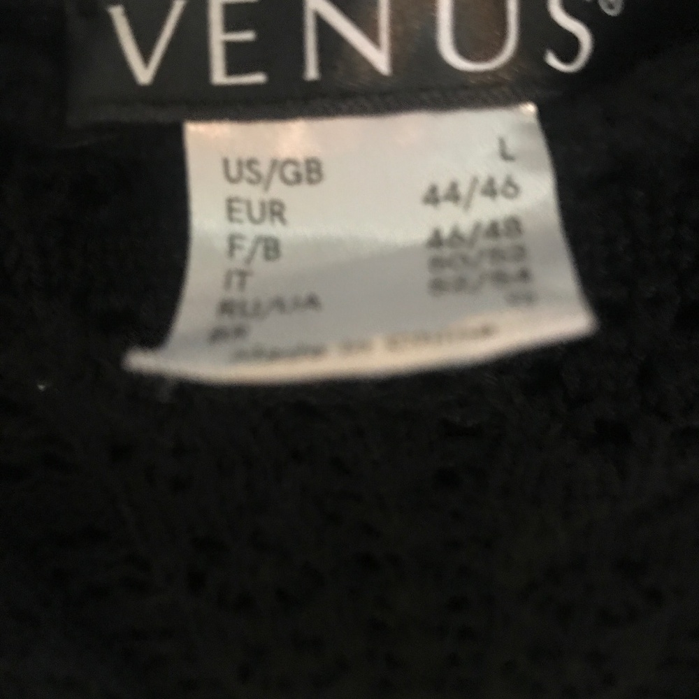 Venus Crocheted Black dress